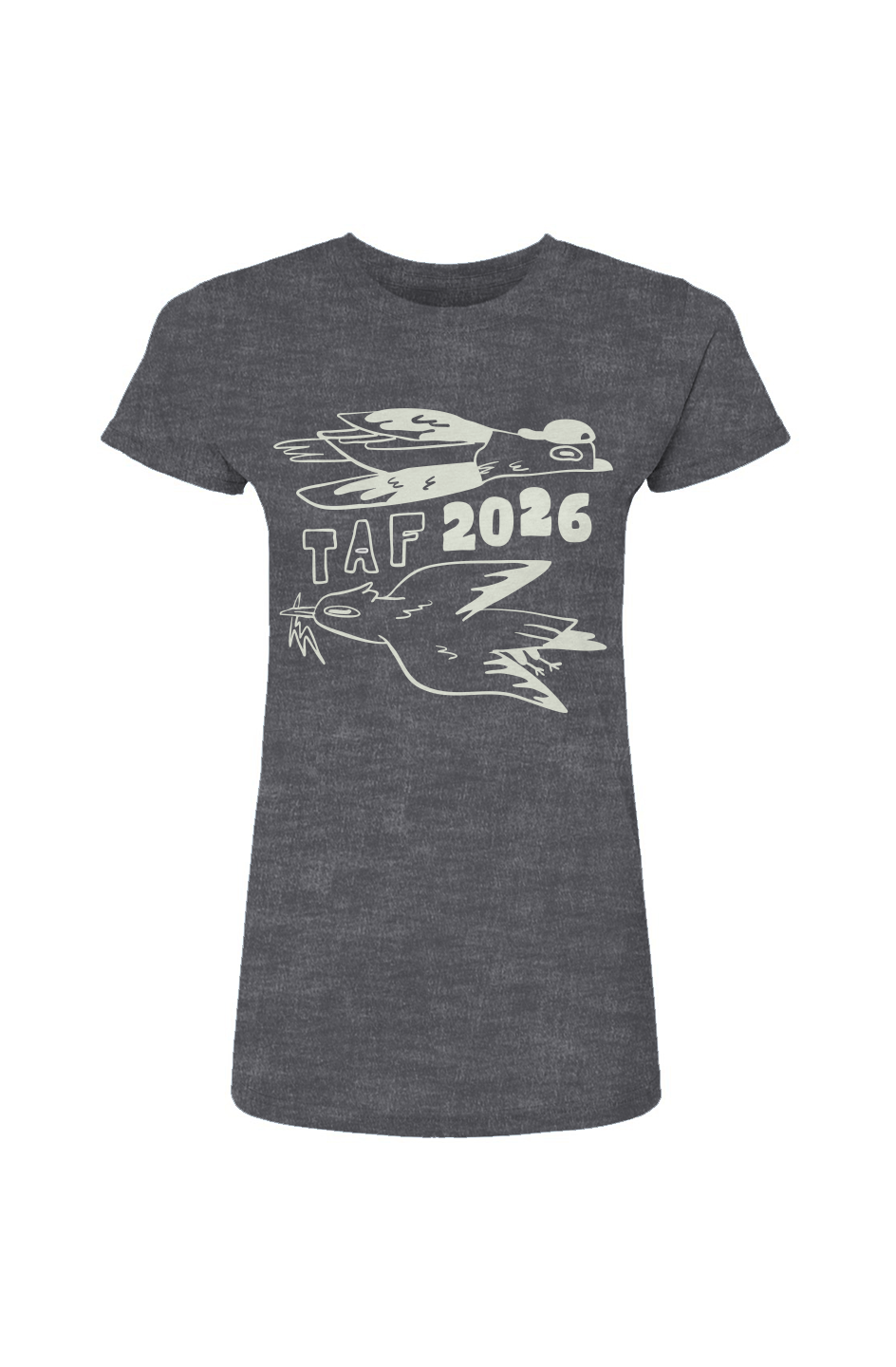 Tampa Animation Festival 2026 Birds Women's Tee (Cream Print)