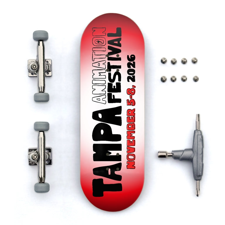 Tampa Animation Festival 2026 Fingerboard — Limited Edition