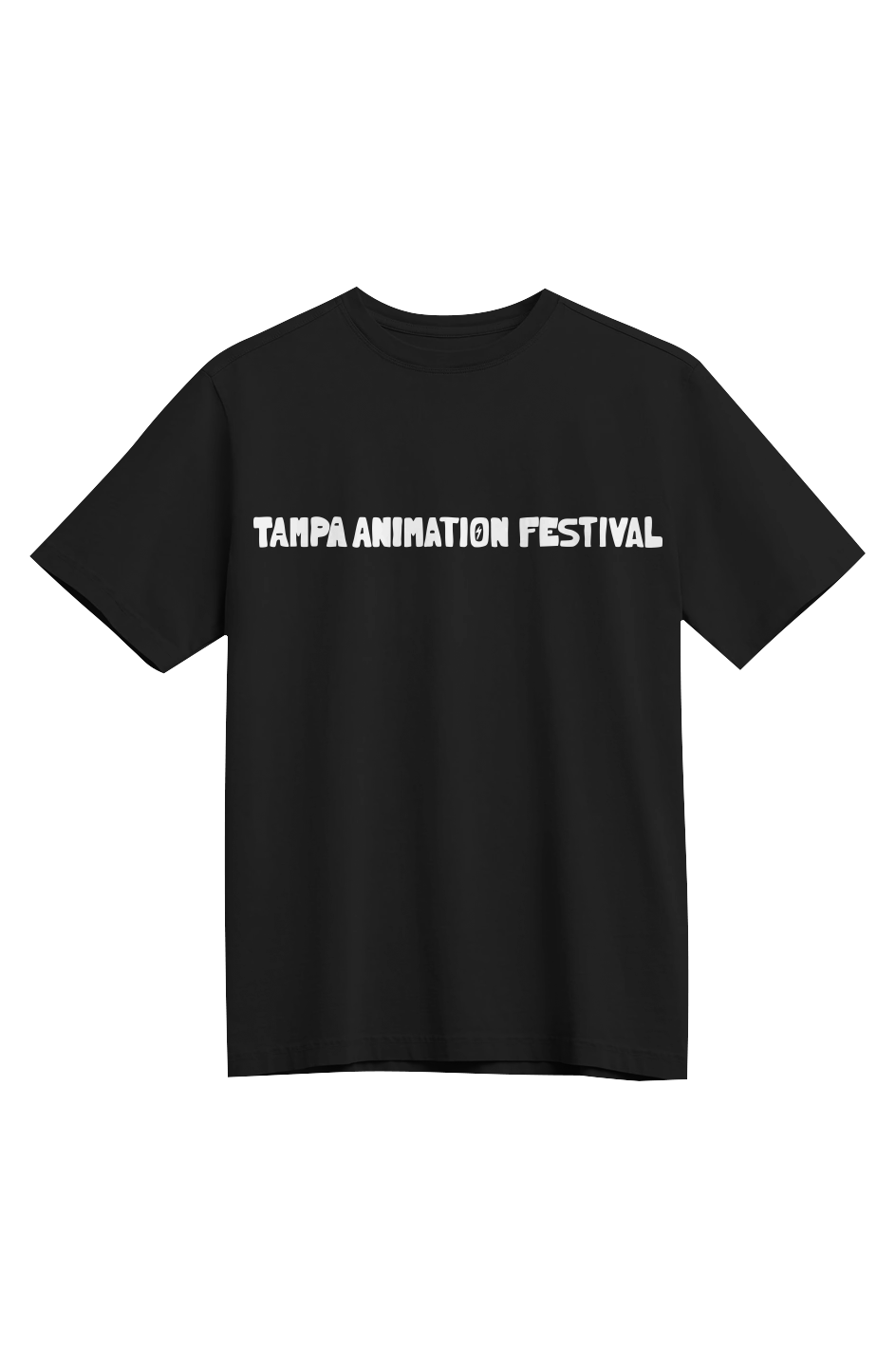 Tampa Animation Festival 2025 Cats and Dogs Program Tee Black 