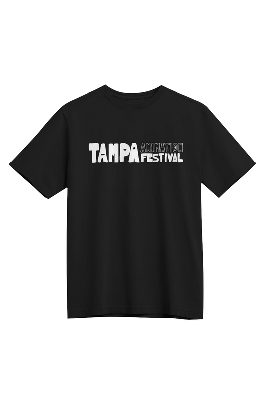 Tampa Animation Festival 2026 Birds Heavyweight Organic Tee Black 