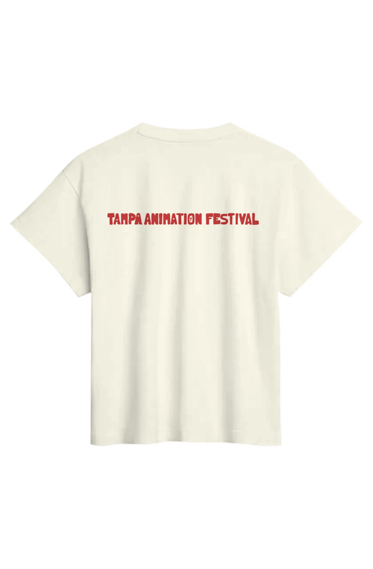 Tampa Animation Festival 2026 JJ Women's Heavyweight Organic Tee Pearl 