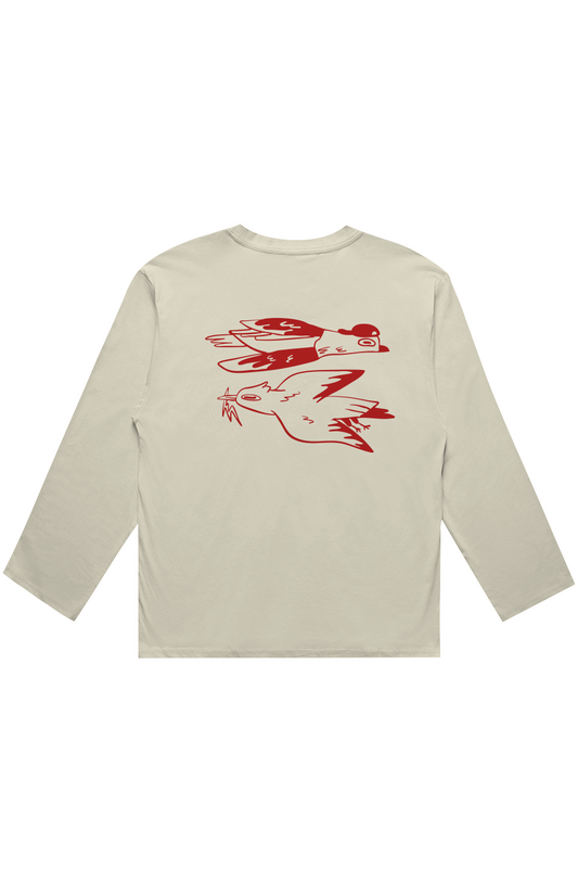 Tampa Animation Festival 2026 Birds Women's Long Sleeve Tee Butter 