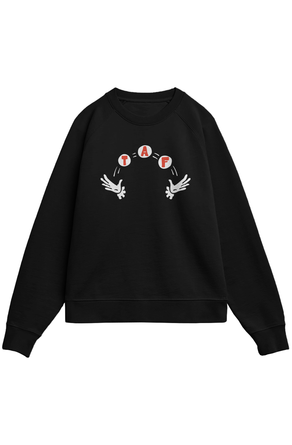 Tampa Animation Festival 2026 Clown Organic Crewneck Black 