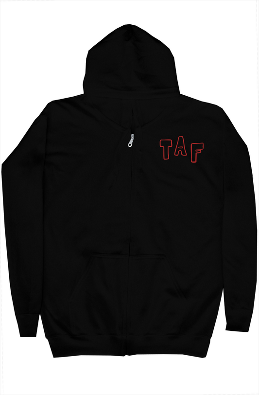 Tampa Animation Festival 2026 Clown Zip Hoodie Black 