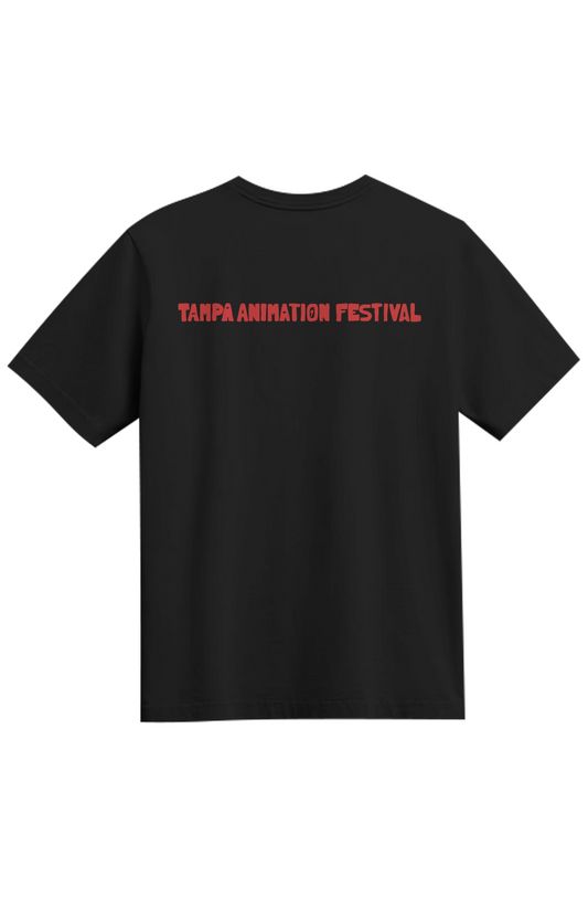 Tampa Animation Festival 2026 JJ Heavyweight Organic Tee Black 
