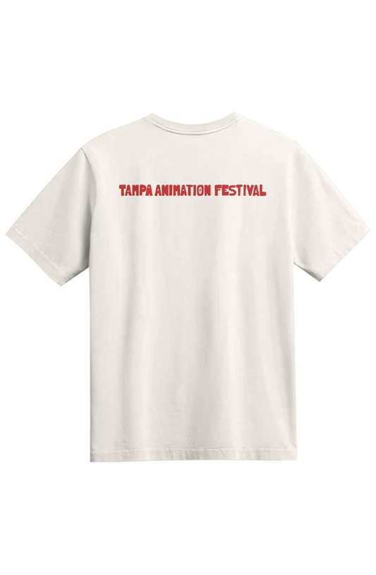Tampa Animation Festival 2026 JJ Heavyweight Organic Tee Pearl 