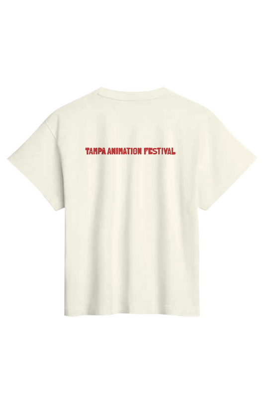 Tampa Animation Festival 2026 JJ Women's Heavyweight Organic Tee Pearl 