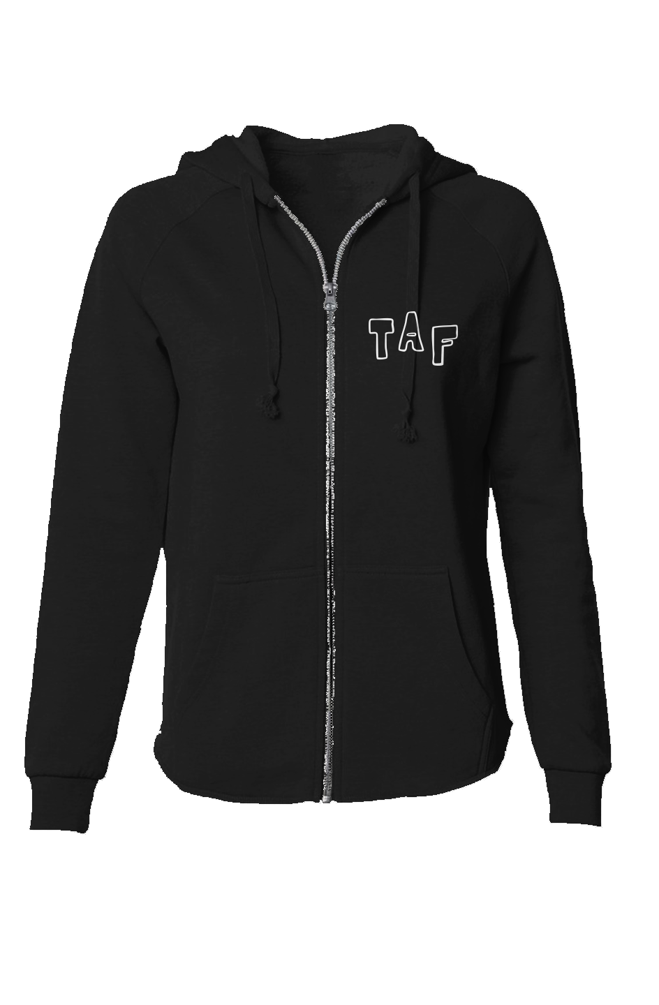 Tampa Animation Festival 2026 Birds Women's Lightweight Zip Hoodie White Print 
