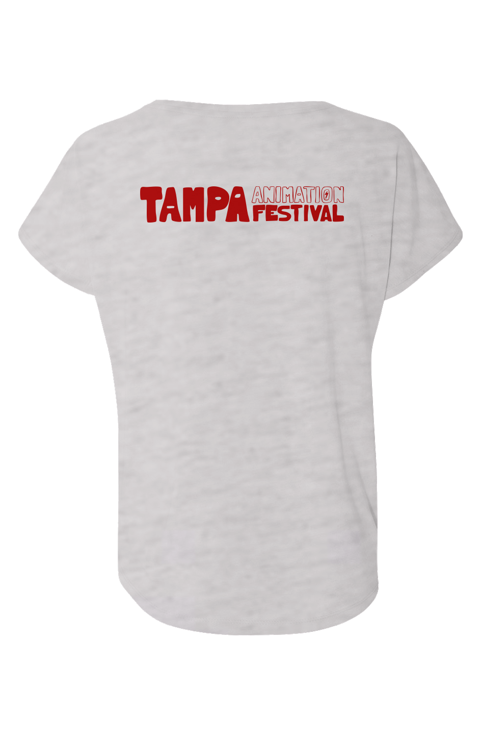 Tampa Animation Festival 2026 Birds Women's Triblend Dolman Tee Heather White