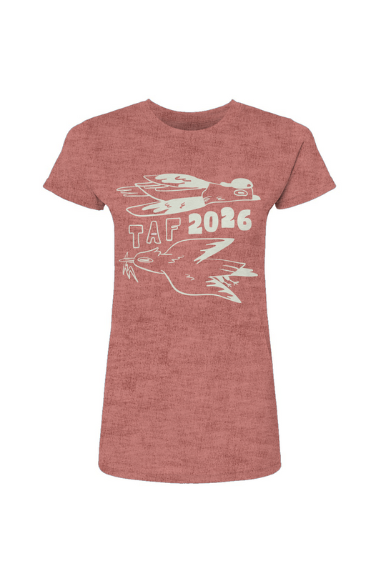 Tampa Animation Festival 2026 Birds Women's Tee Cream Print 
