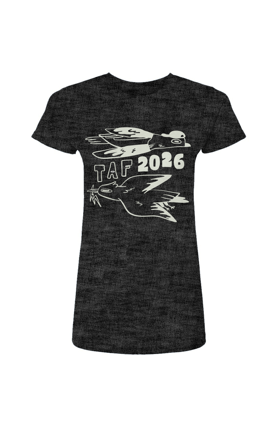 Tampa Animation Festival 2026 Birds Women's Tee (Cream Print)
