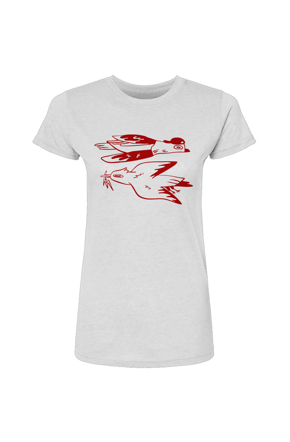 Tampa Animation Festival 2026 Birds Women's Tee Red Print 
