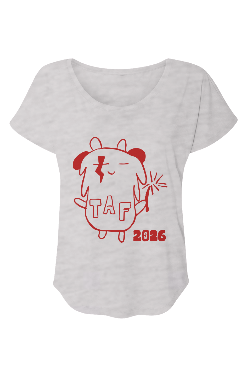 Tampa Animation Festival 2026 JJ Women's Triblend Dolman Tee